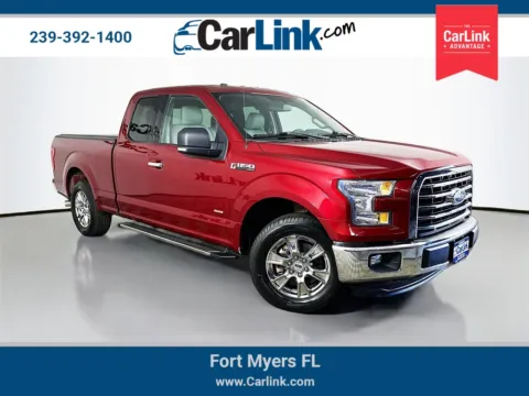 Red 2016 Ford F-150 XLT for sale in Fort Myers, FL