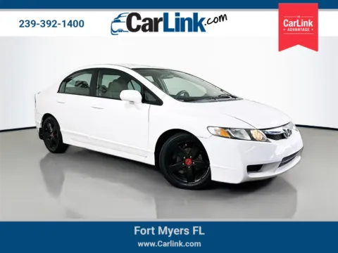 White 2009 Honda Civic LX for sale in Fort Myers, FL