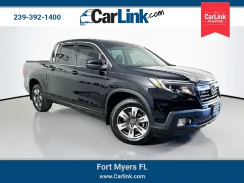 Black 2018 Honda Ridgeline RTL for sale in Fort Myers, FL