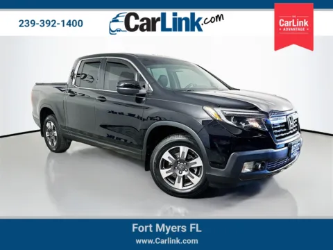 Black 2018 Honda Ridgeline RTL for sale in Fort Myers, FL