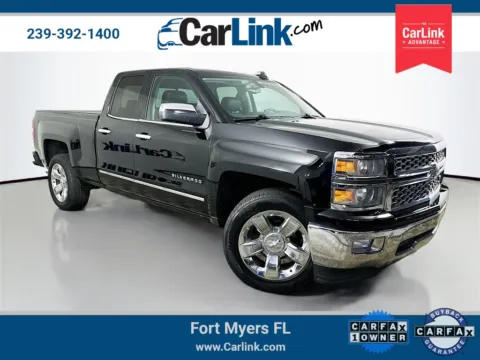 Black 2015 Chevrolet Silverado 1500 LTZ for sale in Fort Myers, FL