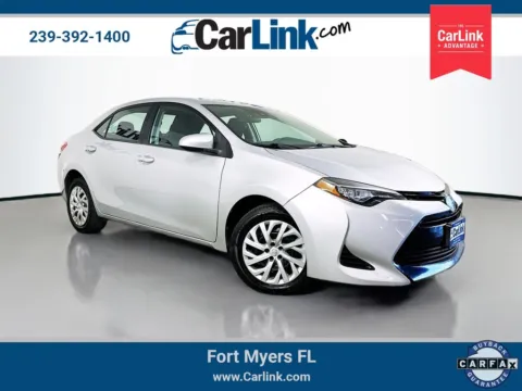 Silver 2017 Toyota Corolla L for sale in Fort Myers, FL