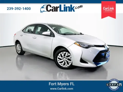 Silver 2017 Toyota Corolla L for sale in Fort Myers, FL