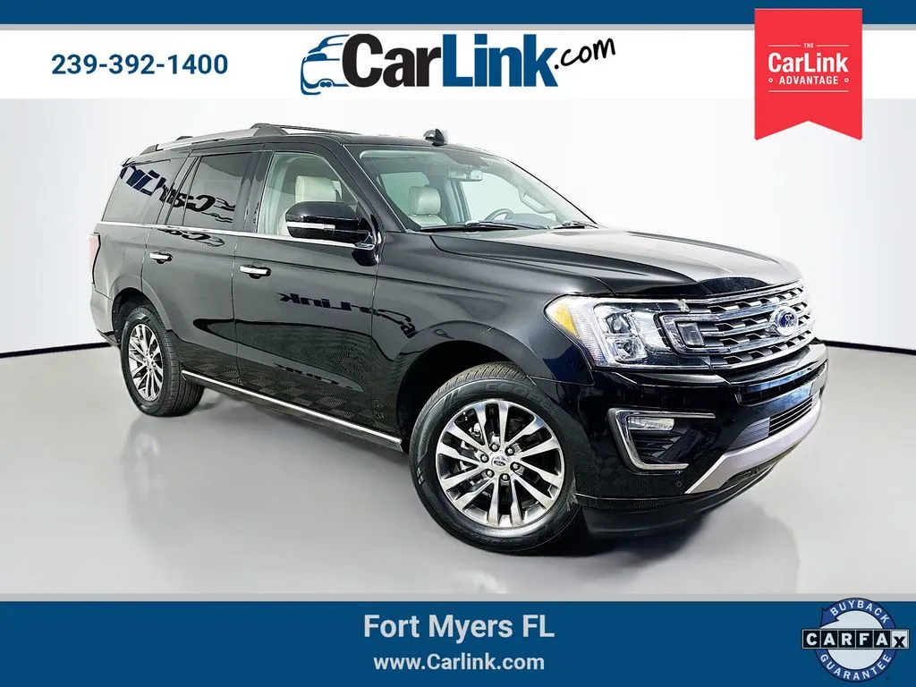 Black 2018 Ford Expedition Limited for sale in Fort Myers, FL