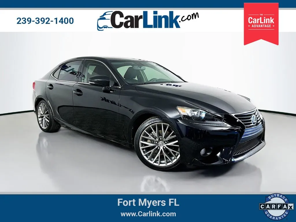 Black 2014 Lexus IS 250 for sale in Fort Myers, FL