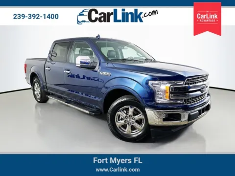 Blue 2018 Ford F-150 Lariat for sale in Fort Myers, FL