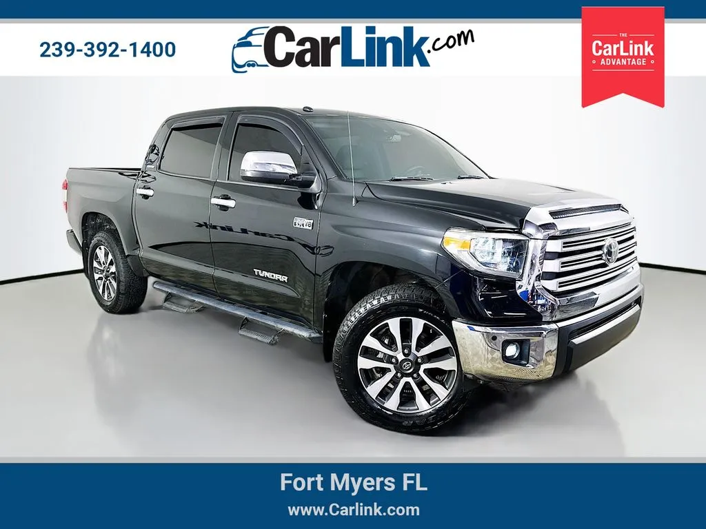 Black 2018 Toyota Tundra Limited for sale in Fort Myers, FL