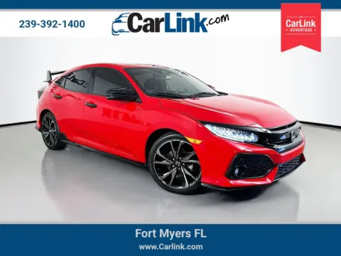 Red 2017 Honda Civic Sport Touring for sale in Fort Myers, FL