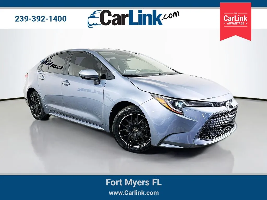 Gray 2020 Toyota Corolla LE for sale in Fort Myers, FL
