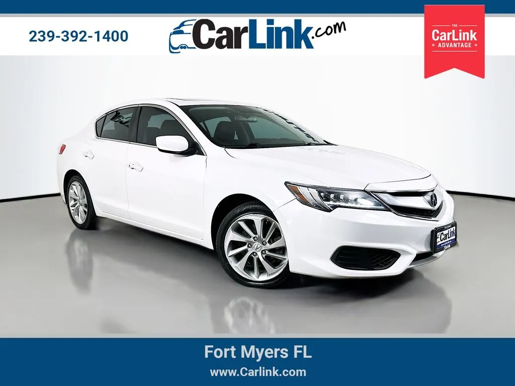 White 2016 Acura ILX 2.4L for sale in Fort Myers, FL
