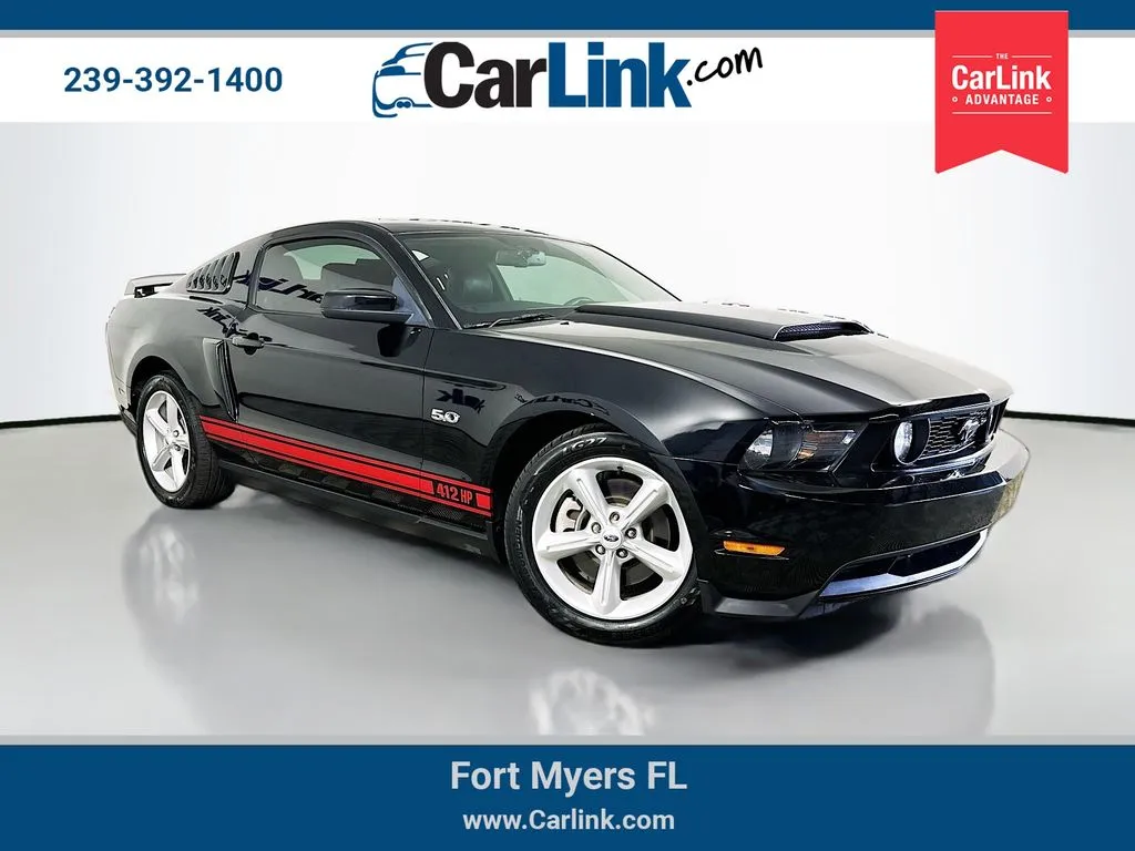 Black 2012 Ford Mustang GT Premium for sale in Fort Myers, FL