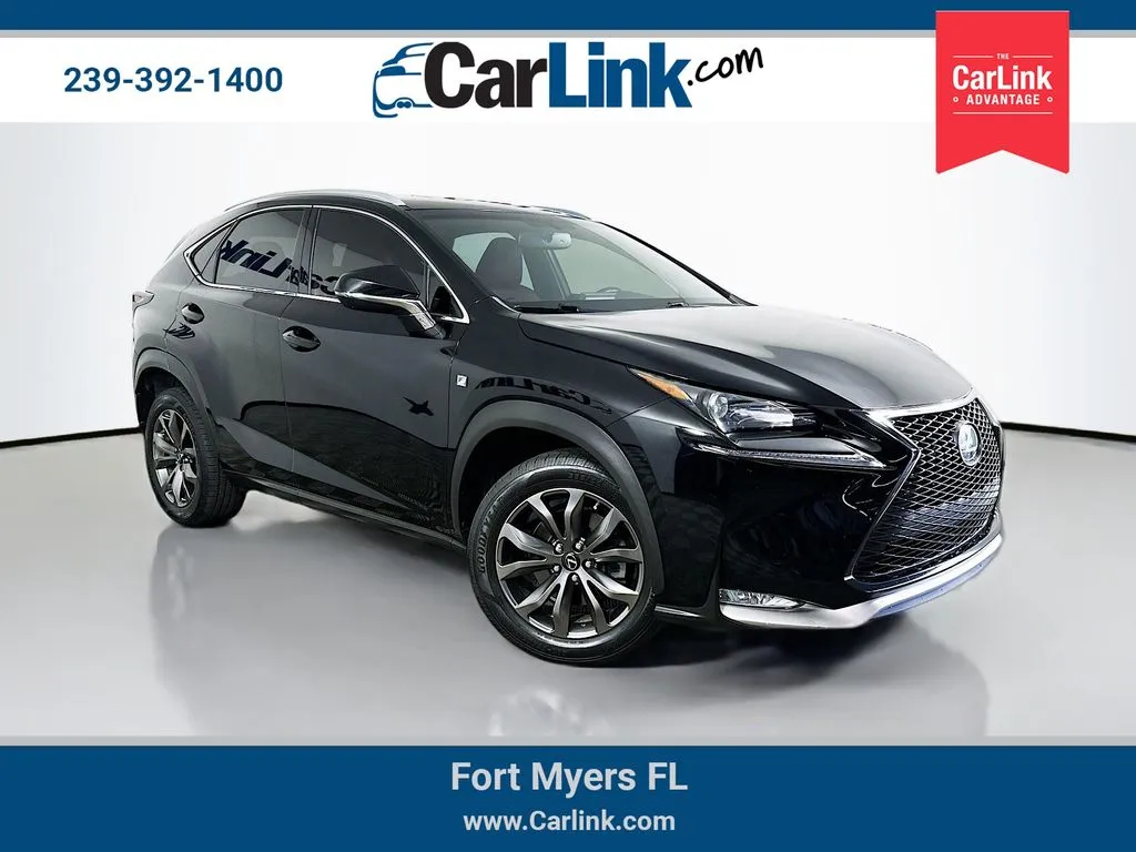 Black 2017 Lexus NX 200t F Sport for sale in Fort Myers, FL