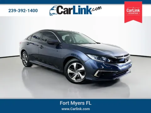 Gray 2020 Honda Civic LX for sale in Fort Myers, FL