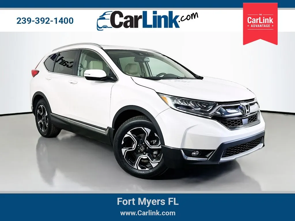 White 2017 Honda CR-V Touring for sale in Fort Myers, FL