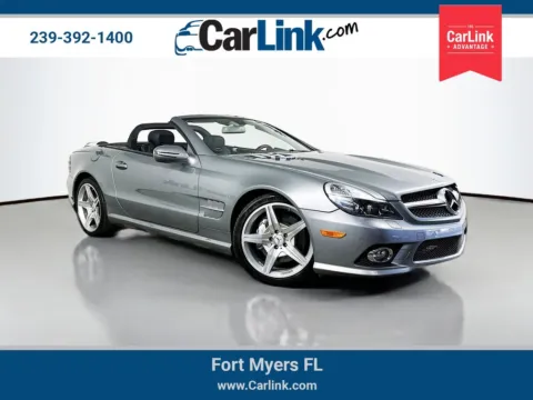 Gray 2009 Mercedes-Benz SL-Class SL 550 for sale in Fort Myers, FL