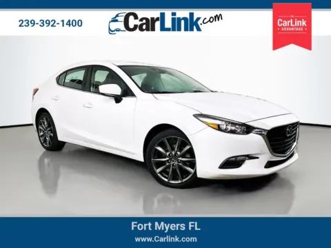 White 2018 Mazda Mazda3 Touring for sale in Fort Myers, FL