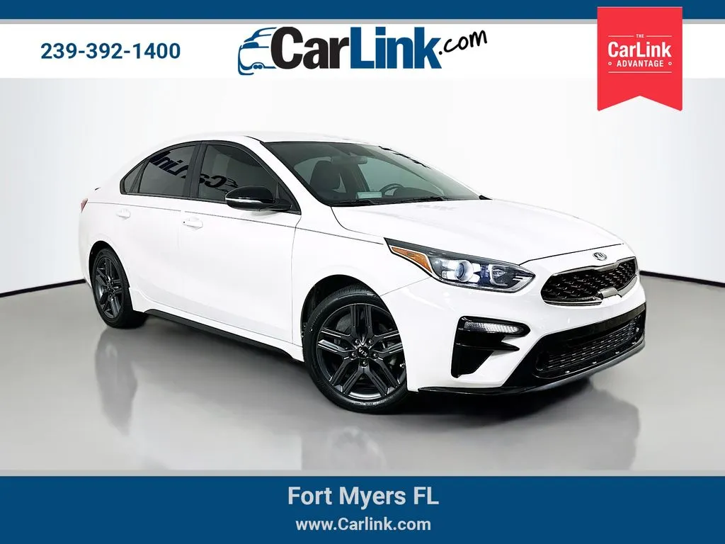 White 2020 Kia Forte GT-Line for sale in Fort Myers, FL