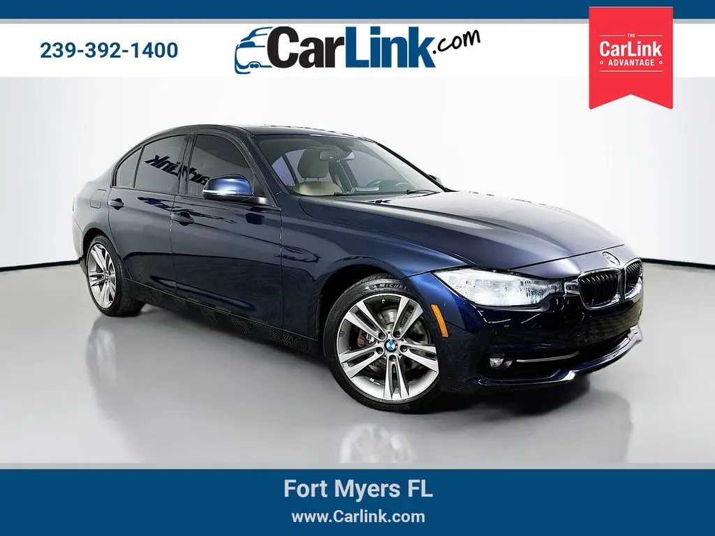 Blue 2016 BMW 3 Series 328i for sale in Fort Myers, FL