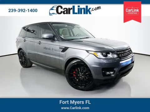 Gray 2016 Land Rover Range Rover Sport HSE Td6 for sale in Fort Myers, FL