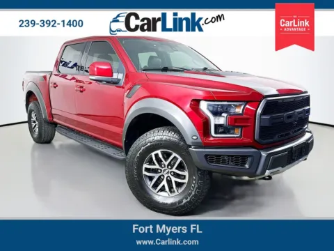 Red 2018 Ford F-150 Raptor for sale in Fort Myers, FL