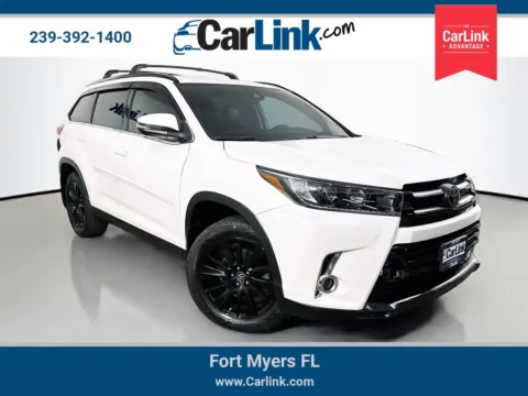 White 2019 Toyota Highlander SE for sale in Fort Myers, FL