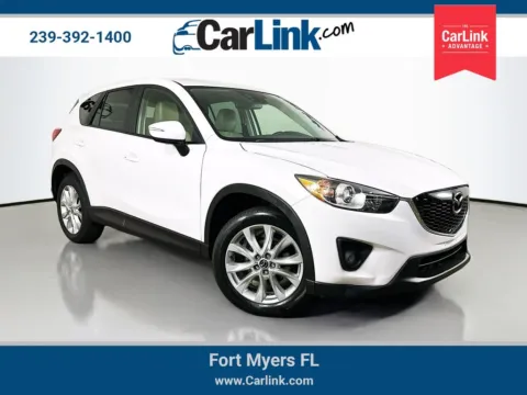 White 2015 Mazda CX-5 Grand Touring for sale in Fort Myers, FL