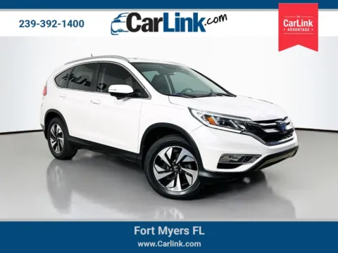 White 2016 Honda CR-V Touring for sale in Fort Myers, FL