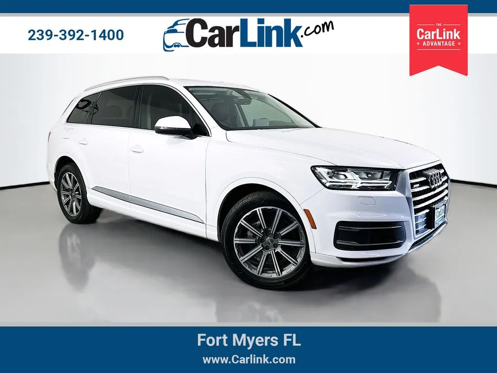 White 2019 Audi Q7 55 Premium Plus for sale in Fort Myers, FL