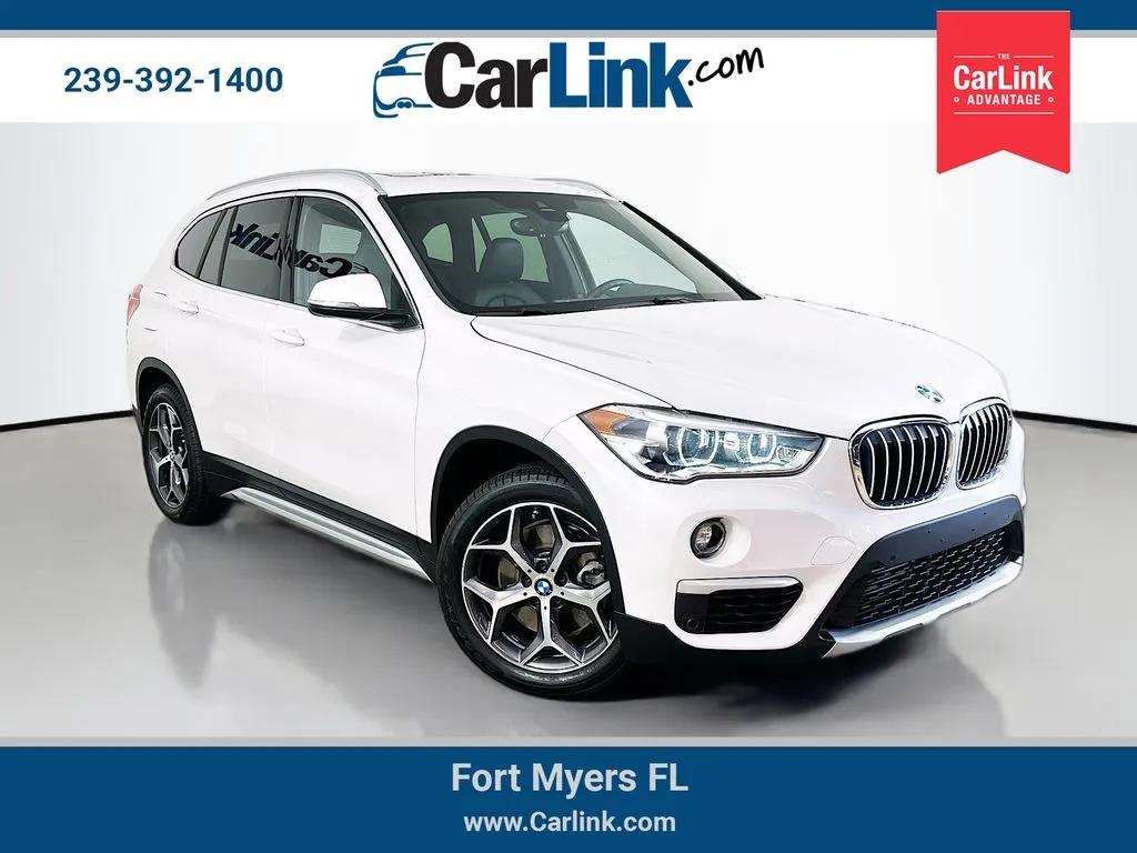 White 2019 BMW X1 xDrive28i for sale in Fort Myers, FL