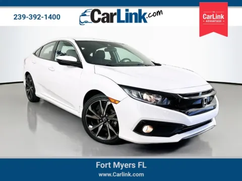 White 2019 Honda Civic Sport for sale in Fort Myers, FL
