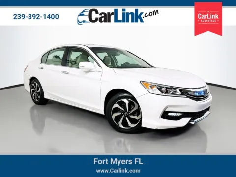 White 2016 Honda Accord EX-L for sale in Fort Myers, FL