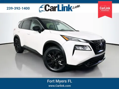 White 2023 Nissan Rogue SV for sale in Fort Myers, FL