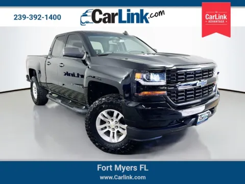 Black 2017 Chevrolet Silverado 1500 Custom for sale in Fort Myers, FL