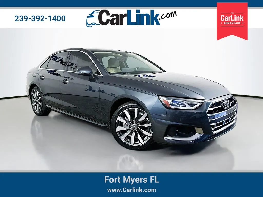 Gray 2020 Audi A4 40 Premium for sale in Fort Myers, FL