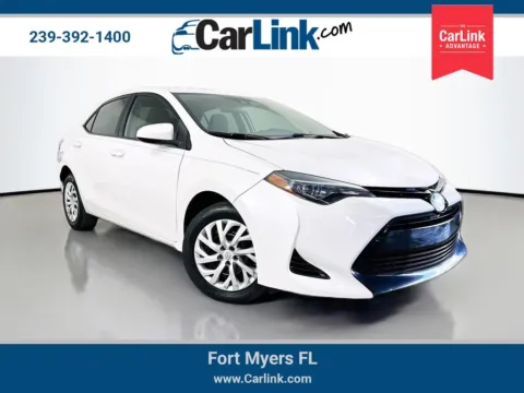 Red 2018 Toyota Corolla LE for sale in Fort Myers, FL