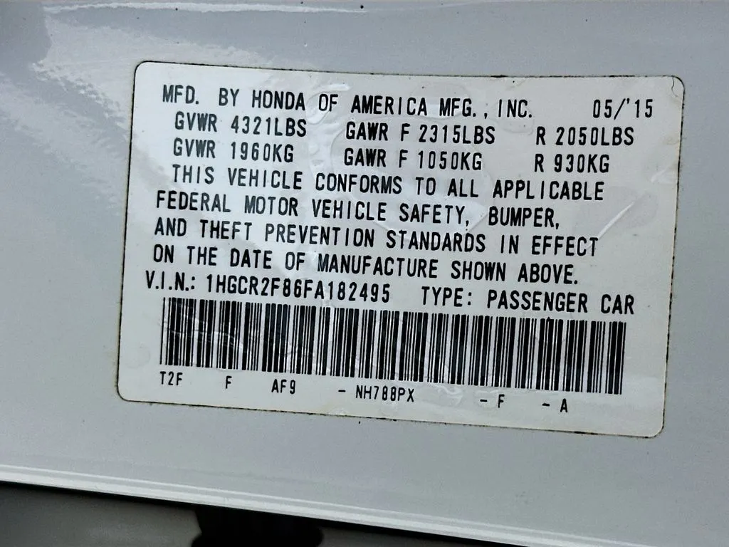 2015 Honda Accord EX-L - Photo 39