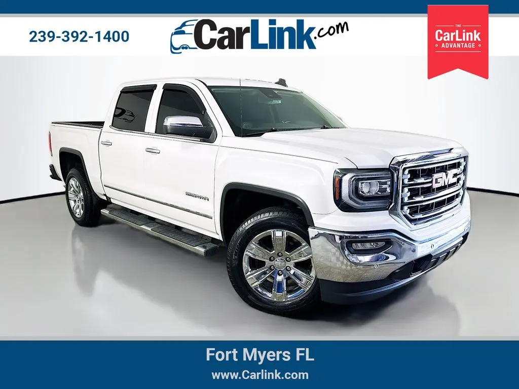 White 2018 GMC Sierra 1500 SLT for sale in Fort Myers, FL