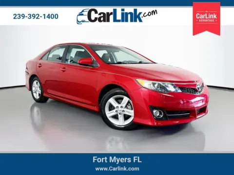Red 2014 Toyota Camry SE for sale in Fort Myers, FL
