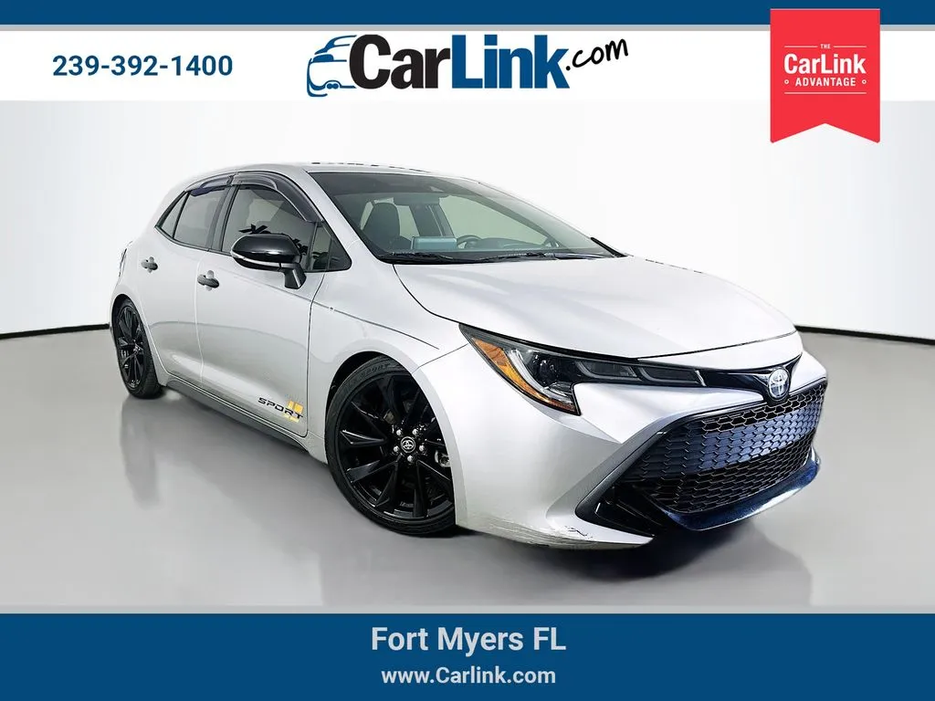 Silver 2020 Toyota Corolla Hatchback SE for sale in Fort Myers, FL