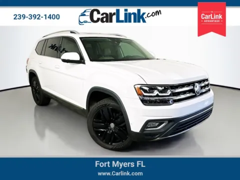 White 2018 Volkswagen Atlas SEL Premium for sale in Fort Myers, FL