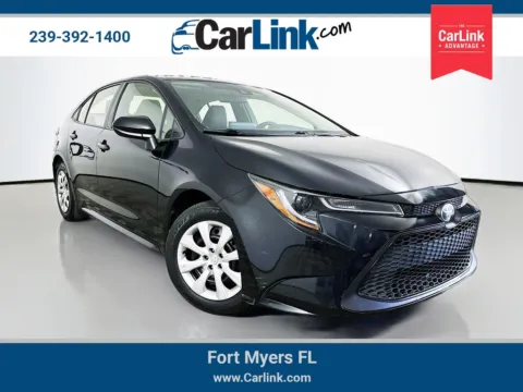 Black 2020 Toyota Corolla LE for sale in Fort Myers, FL