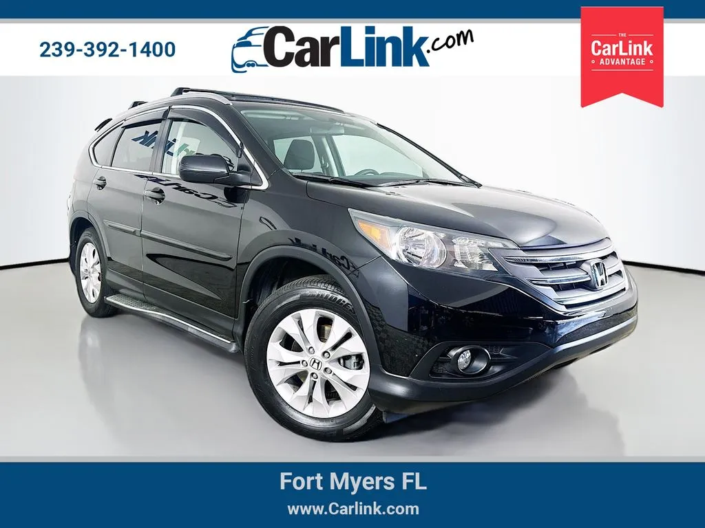 Black 2014 Honda CR-V EX for sale in Fort Myers, FL