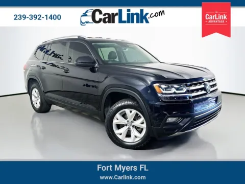 Black 2018 Volkswagen Atlas 3.6L V6 SE for sale in Fort Myers, FL