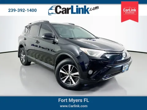 Black 2017 Toyota RAV4 XLE for sale in Fort Myers, FL