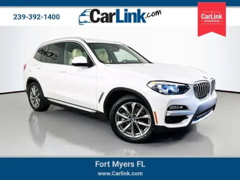 White 2019 BMW X3 sDrive30i for sale in Fort Myers, FL