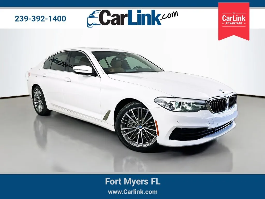 White 2020 BMW 5 Series 540i for sale in Fort Myers, FL