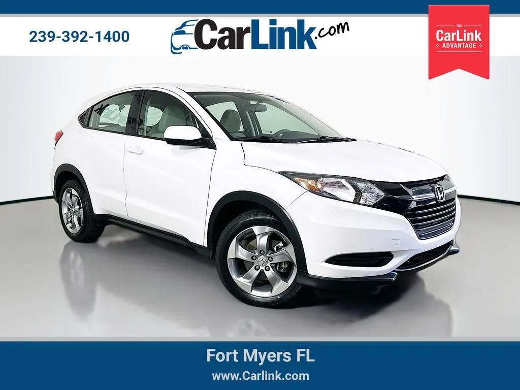 White 2018 Honda HR-V LX for sale in Fort Myers, FL