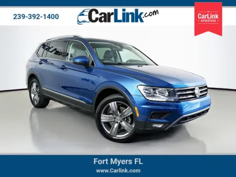 Blue 2020 Volkswagen Tiguan 2.0T SEL for sale in Fort Myers, FL