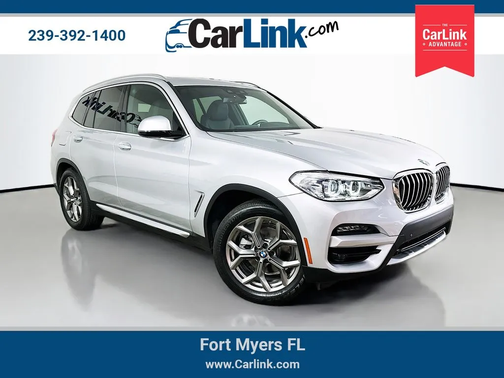 Silver 2020 BMW X3 sDrive30i for sale in Fort Myers, FL