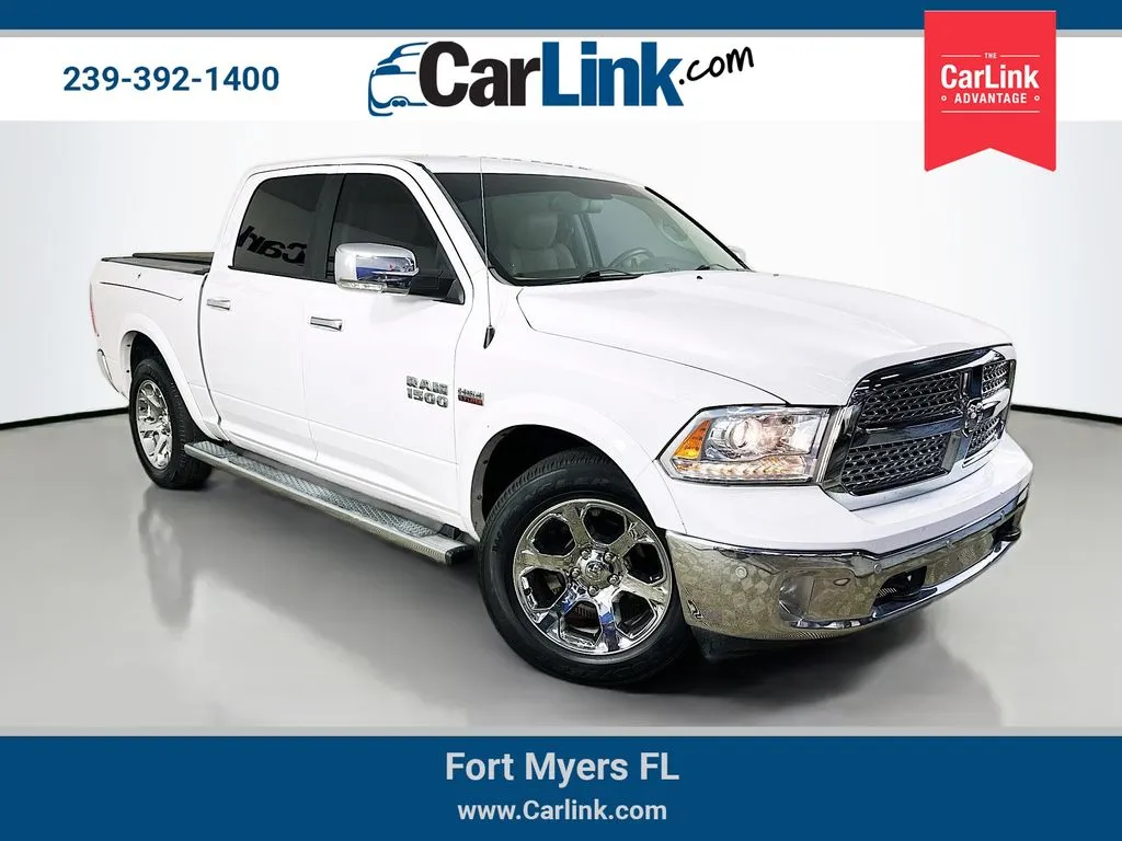White 2017 Ram 1500 Laramie for sale in Fort Myers, FL